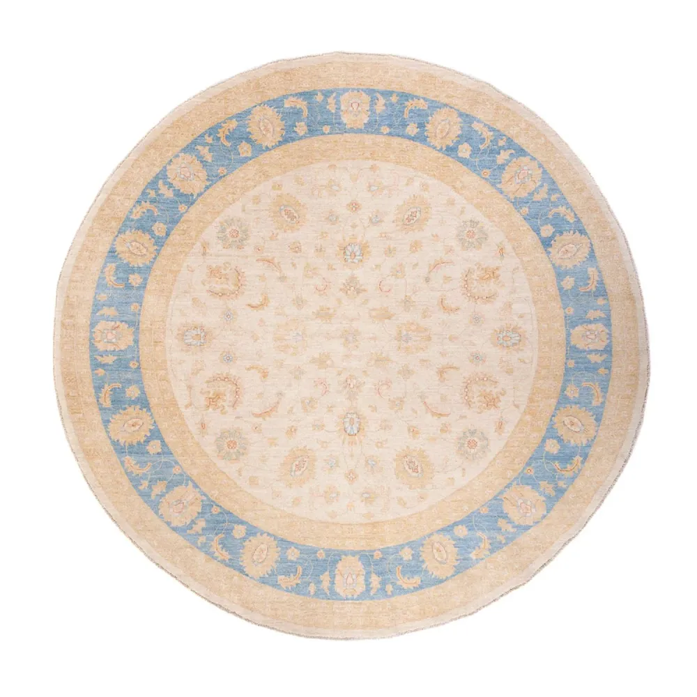 Ziegler Teppe rundt - 246 x 245 cm - beige