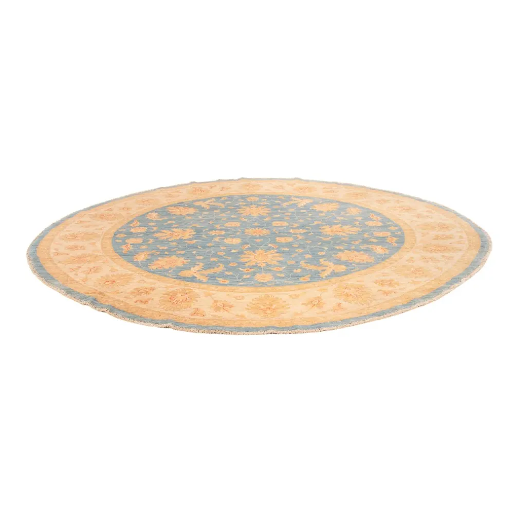 Ziegler Teppe rundt - 247 x 247 cm - blå