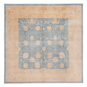 Ziegler Teppe square - 297 x 298 cm - lyseblå