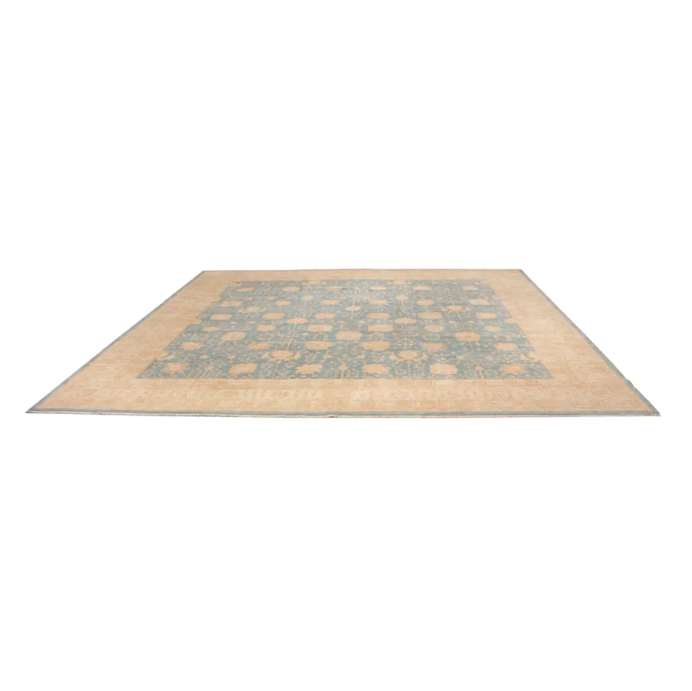 Ziegler Teppe square - 389 x 399 cm - lyseblå