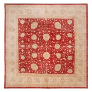 Ziegler Teppe square - 392 x 403 cm - rød