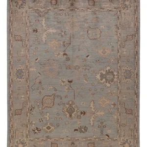 Ziegler Teppe - Usak - 200 x 153 cm - lyseblå