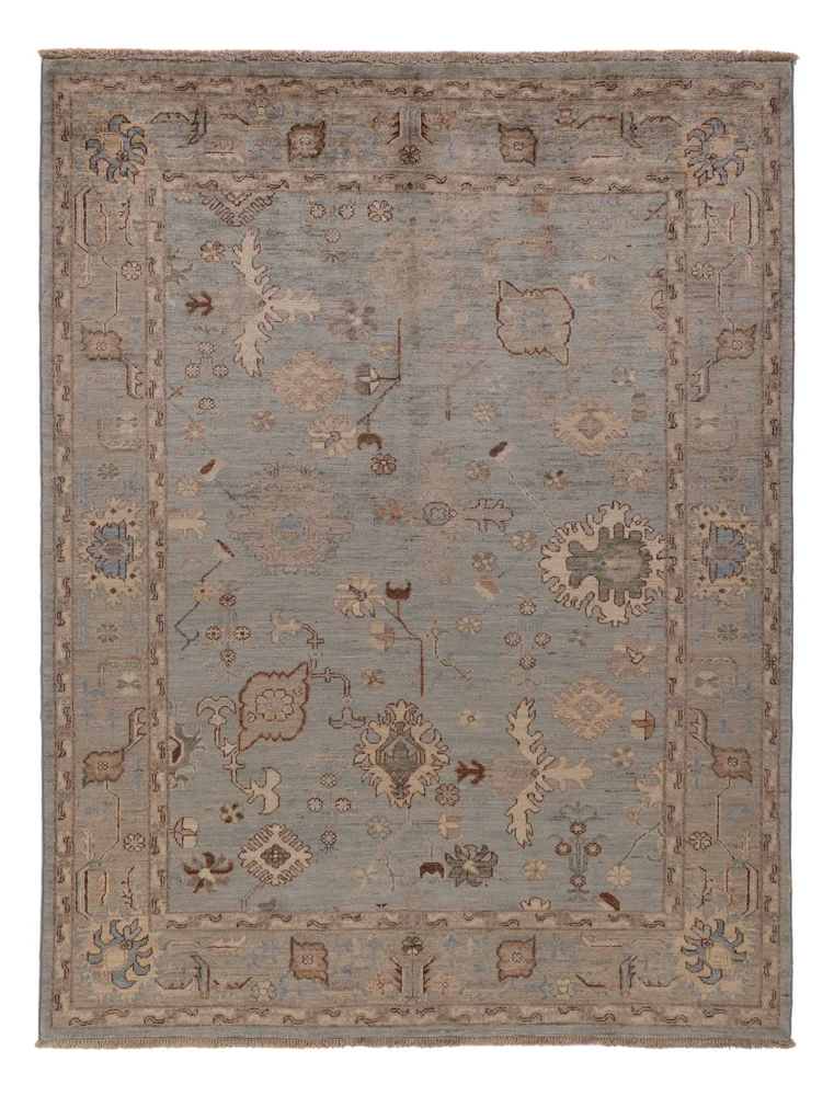 Ziegler Teppe - Usak - 200 x 153 cm - lyseblå