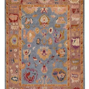 Ziegler Teppe - Usak - 235 x 173 cm - lyseblå
