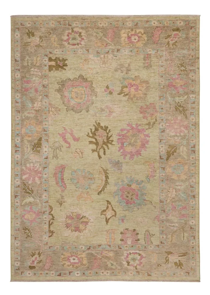 Ziegler Teppe - Usak - 281 x 200 cm - mintgrønn