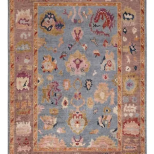 Ziegler Teppe - Usak - 289 x 202 cm - lyseblå