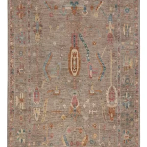 Ziegler Teppe - Usak - 301 x 204 cm - mørk beige