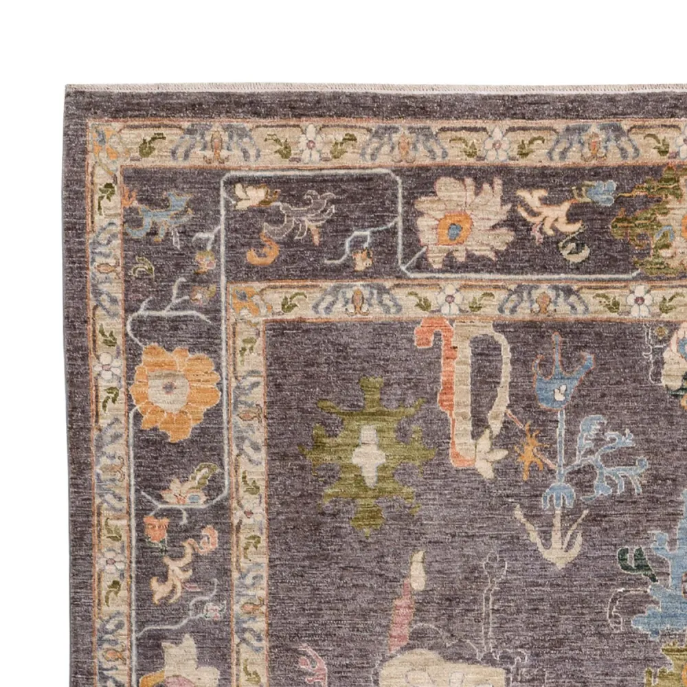 Ziegler Teppe - Usak - 378 x 270 cm - mørk beige