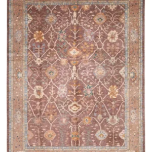 Ziegler Teppe - Usak - 394 x 310 cm - mørk beige
