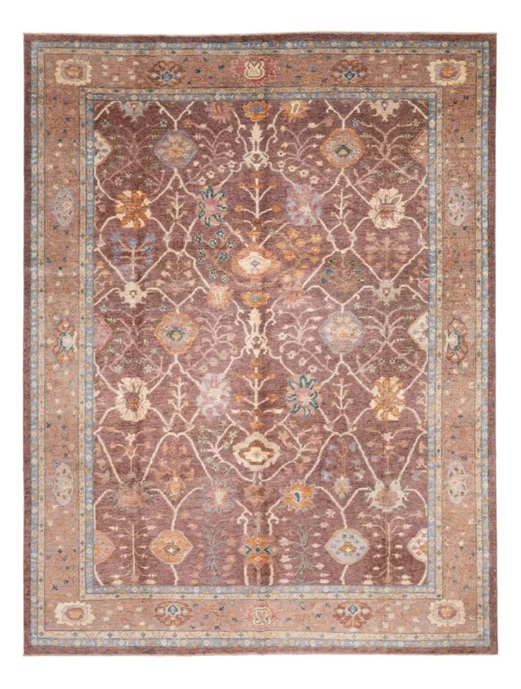 Ziegler Teppe - Usak - 394 x 310 cm - mørk beige