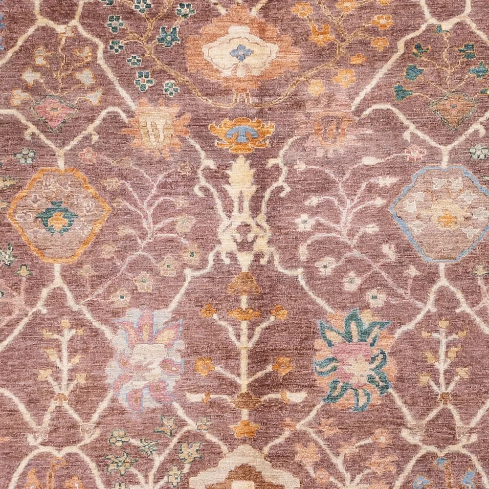 Ziegler Teppe - Usak - 394 x 310 cm - mørk beige