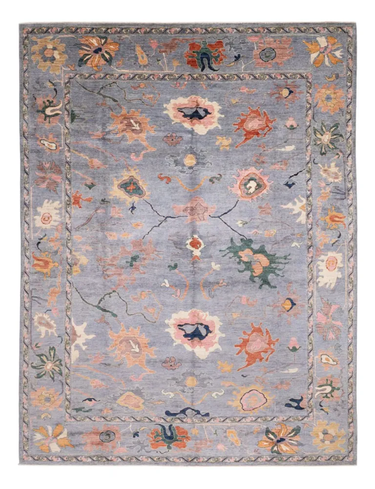 Ziegler Teppe - Usak - 397 x 300 cm - mørkeblå