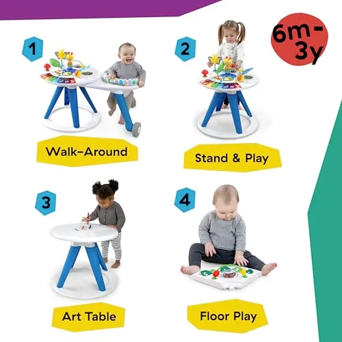 Gåstol Baby Med 4-i-1 Aktivitetsbord 12kg, Flerfarget – Baby Einstein 11311