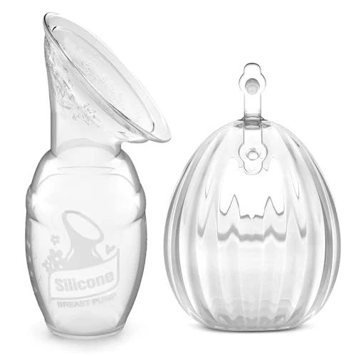 Brystpumpe Manuell 100ml Med Melkeskjold 75ml, Silikon – Haakaa
