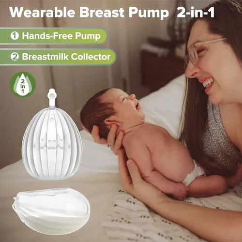Brystpumpe Manuell 100ml Med Melkeskjold 75ml, Silikon – Haakaa
