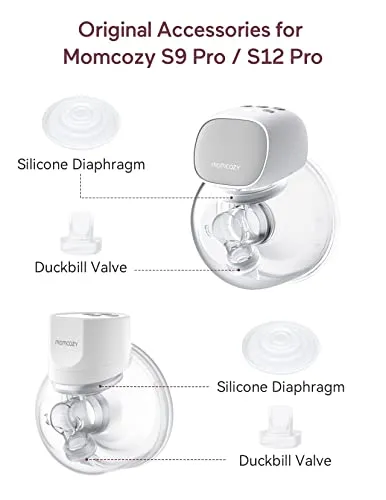 Brystpumpe reservedeler duckbill-ventil og silikonmembran S9 Pro/S12 Pro momcozy