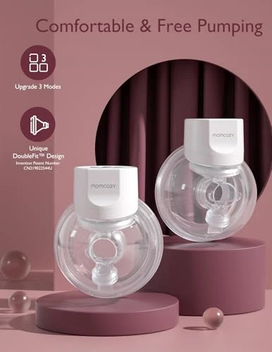 Brystpumpe Trådløs Og Handsfree 1 Stk, Enkel Rengjøring – Momcozy S12 Pro