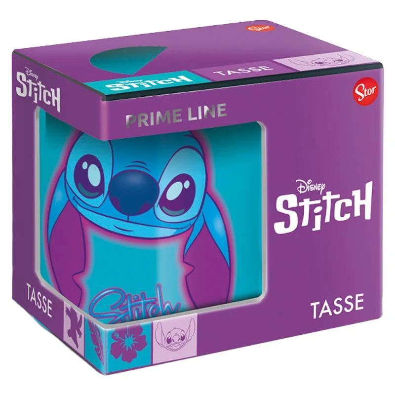 Kopp Lilo & Stitch Angel Couple Babyblå 325ml Keramikk