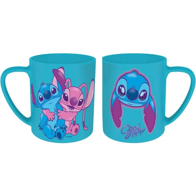 Kopp Lilo & Stitch Angel Couple Babyblå 325ml Keramikk