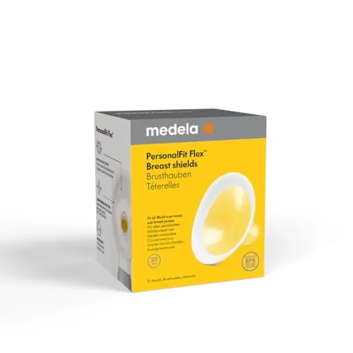 Medela Brystskjold 4 Fleksibel PersonalFit Flex, BPA-fri, 2 Stk – Medela