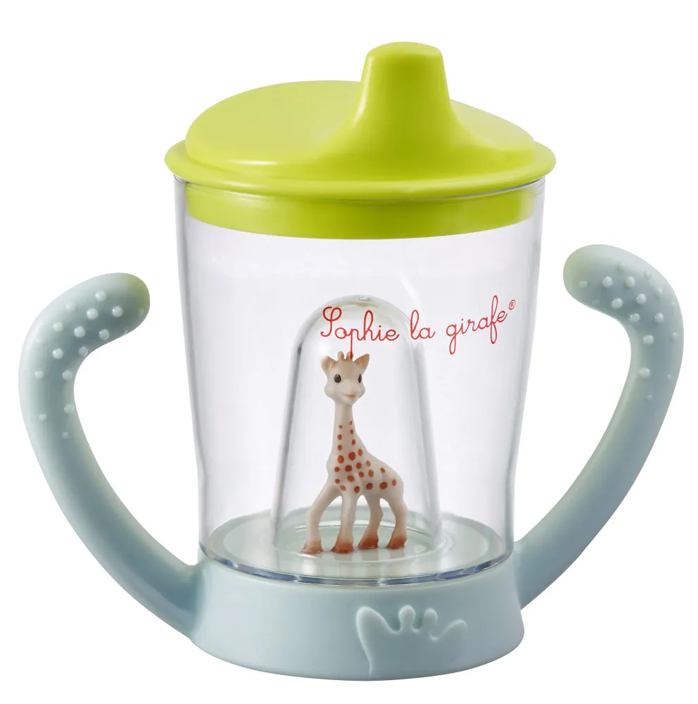 Tutekopp 180ml Lekkasjesikker Med Håndtak Og Lokk Sophie La Girafe