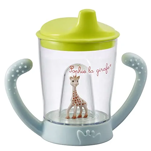 Tutekopp 180ml Lekkasjesikker Med Håndtak Og Lokk Sophie La Girafe
