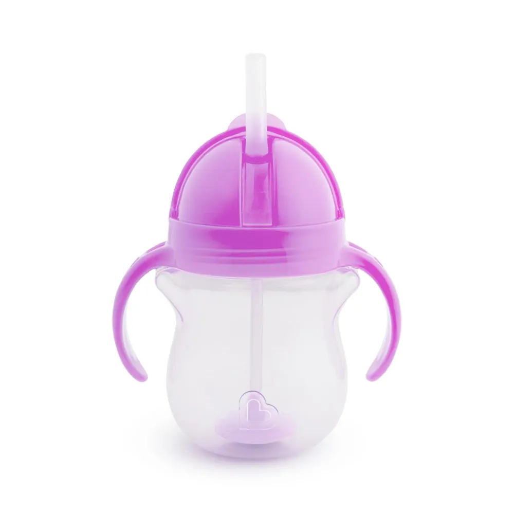 Tutekopp Med Sugerør 207ml, Lekkasjesikker, BPA-fri, Lilla – Munchkin 90143