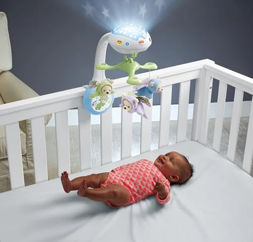Babyleke 3-i-1 Med Lys, Musikk Og Projektor 3W Fisher-Price CDN41