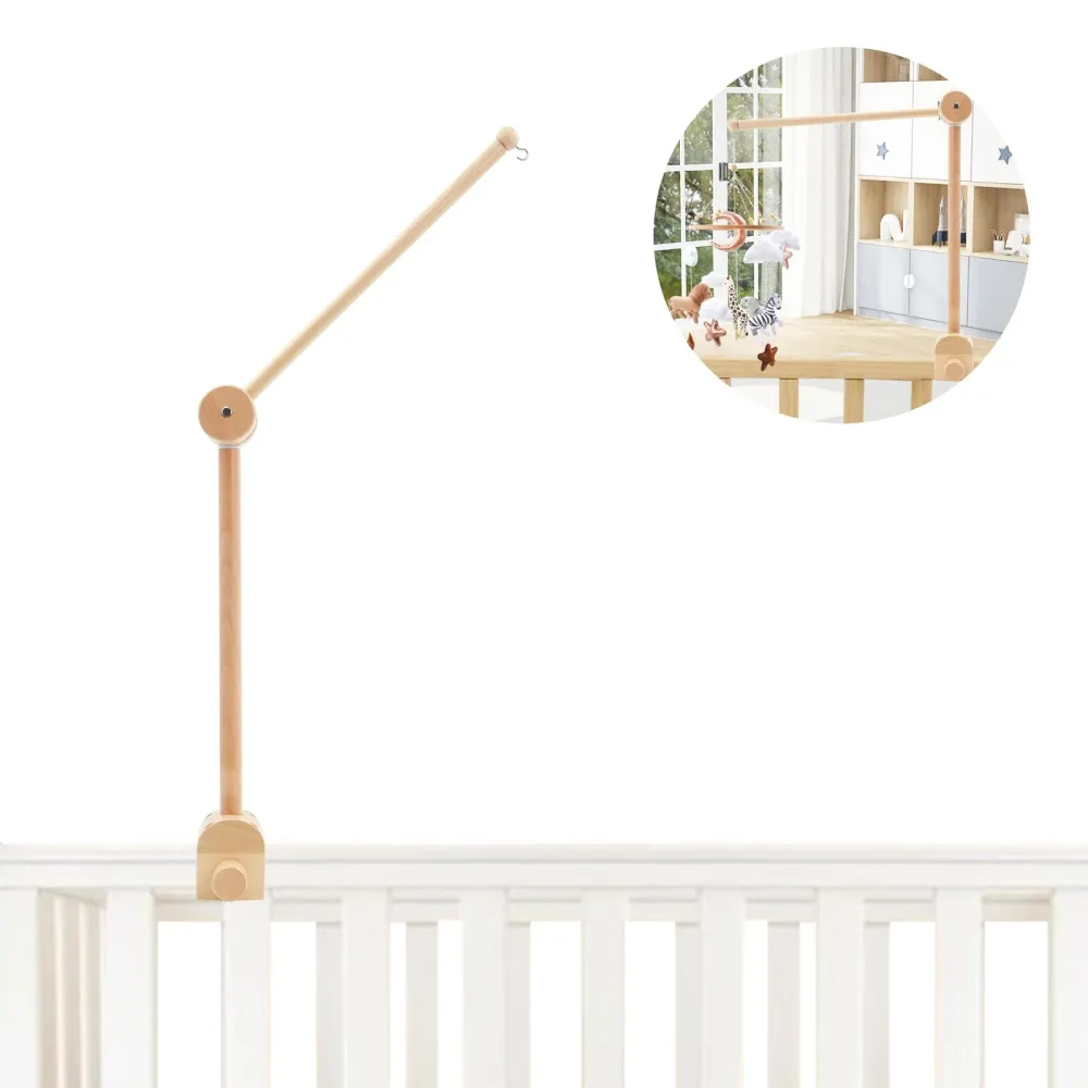 Babymobil Med Justerbart Trearm Til Sprinkelseng, 360° Roterbar – 32cm Coriver