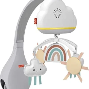 Babymobil Med Nattlys Og Lydsensor, Vugge- Og Bordmodell Fisher-Price HBP40