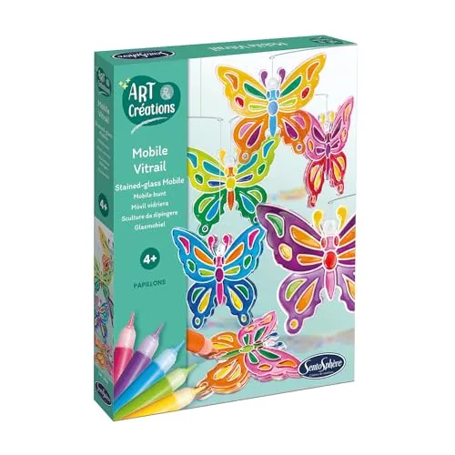 Hobbysett Barn 360g Mobil Med Sommerfugler Barn, Plast, DIY – Sentosphère