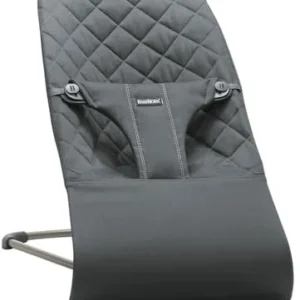 Babybjørn Vippestol ergonomisk med naturlig vugging, stoff antrasitt BabyBjörn Bliss
