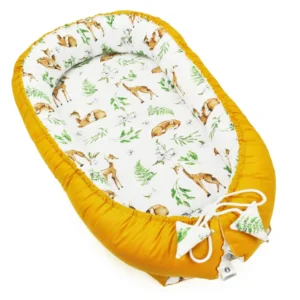 Babynest Bomull 55x90cm, Justerbar Og Vaskbar, Honey – PIMKO PIMCOC01
