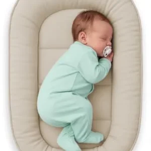 Babynest Justerbar 60x90cm60x90cm cm Beige Fløyel – NATILU