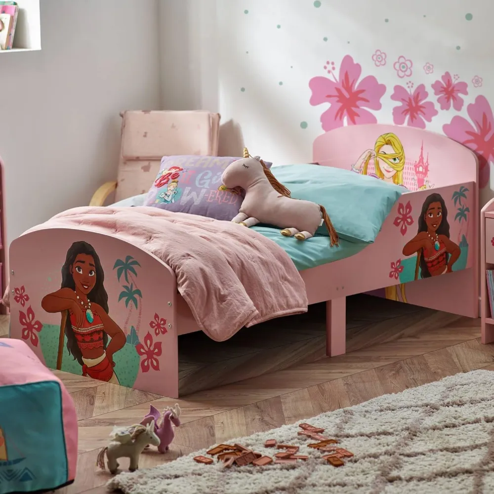 Barneseng 143cm Rosa Tre Med Disney-prinsesser Disney 521445-05-01