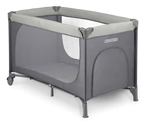 Reisebarneseng 125x65x78cm, Sammenleggbar Med Hjul Ricokids 1