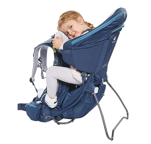 Barnemeis Med Aircomfort-nettrygg, Blå, 10–22kg – Deuter Kid Comfort Pro