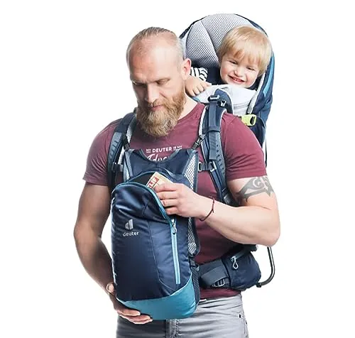 Barnemeis Med Aircomfort-nettrygg, Blå, 10–22kg – Deuter Kid Comfort Pro
