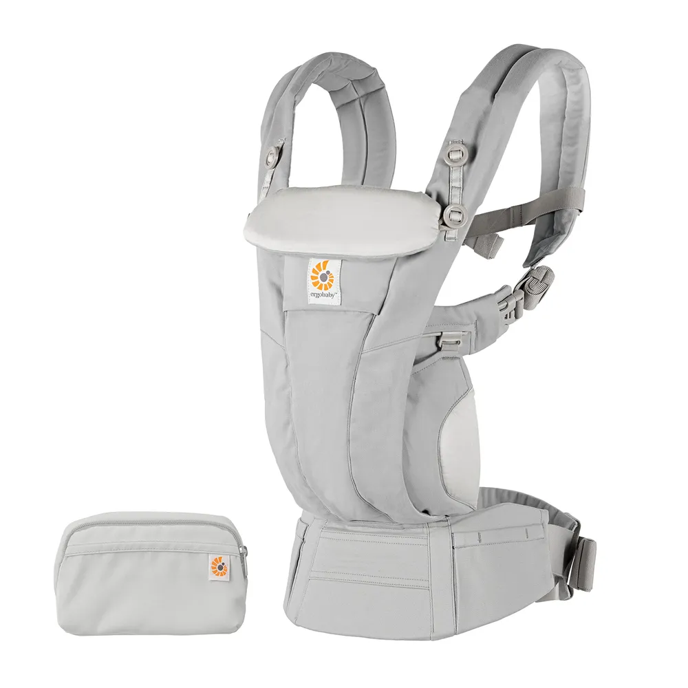 Bæresele ergonomisk 4-posisjon 3,2–20,4kg bomull Pearl Grey sklep Ergobaby Omni Dream