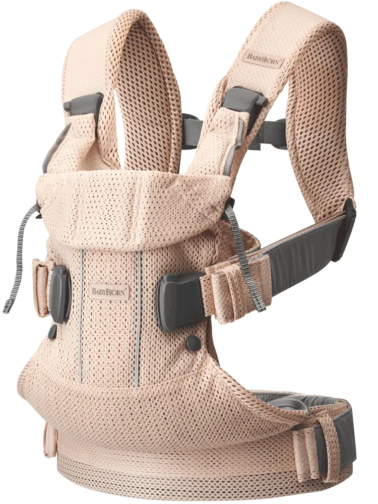 Bæreseler Perlerosa 3D-mesh, Bomull, 3–15kg – BabyBjörn 98001