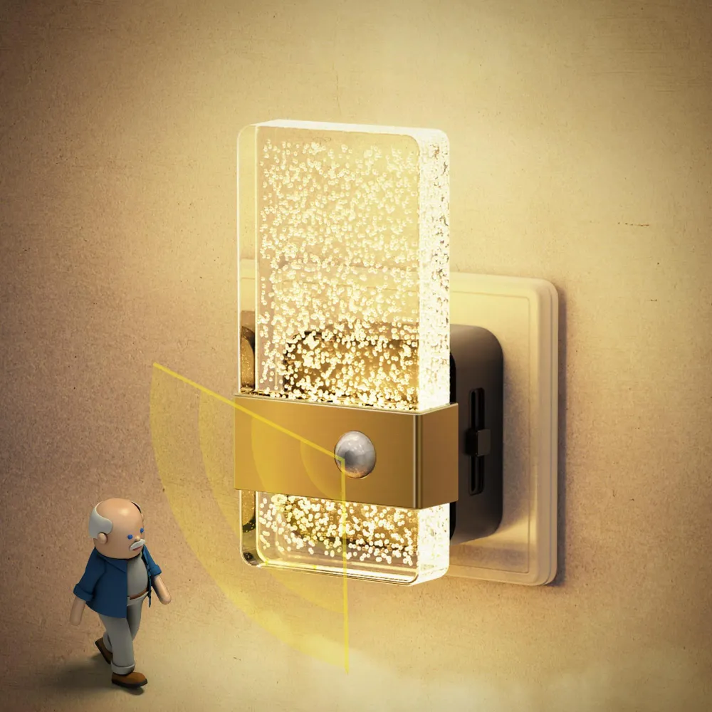 Nattlampe Med Bevegelsessensor 0–100lm 6,3cm Varm Hvit JandCase