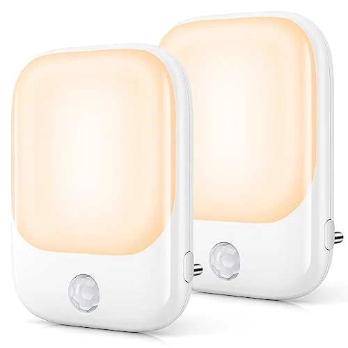 Nattlampe Med Bevegelsessensor 10cm, Dimbar LED 2700K, 2-pk – FOMYHEARD