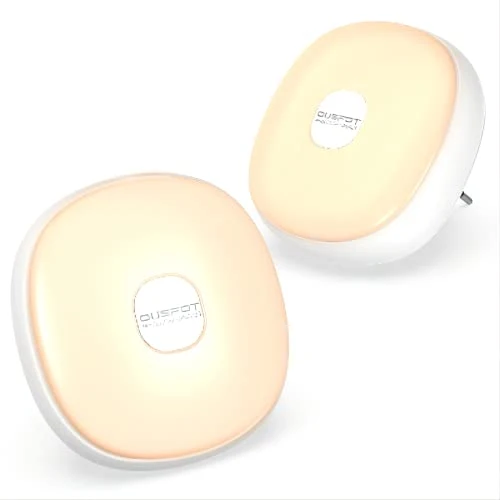 Nattlampe Med Skumringssensor 2500–3500K, Oppladbar, 2-pk OUSFOT
