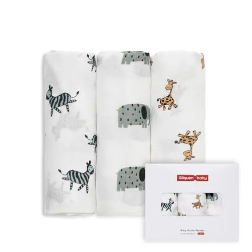 Gasklut Baby Muslin 70x70cm 3-pack, Bomull, Hipoallergen – GLLQUEN BABY