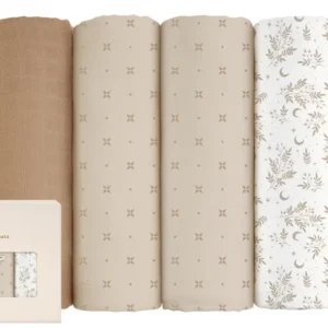 Gulpeklut 70x70cm, 6-pack, Myk Og Pustende, Kaffeprint – Yoofoss