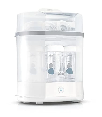 Flaskesterilisator 3-i-1 Med Flaskewarmer Og 3 Flasker 3W Chicco