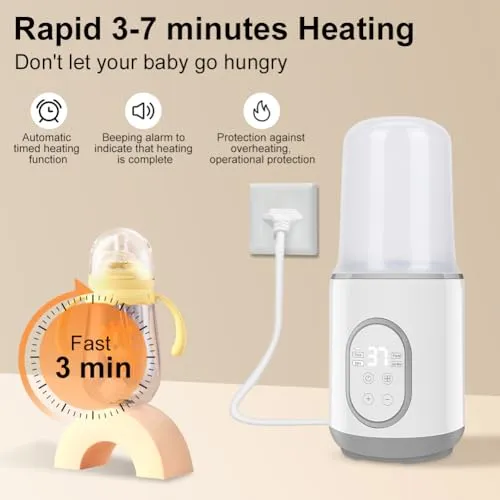 Flaskevarmer 8-i-1 Med Hurtigoppvarming Og Tining, Baby – Vicloon