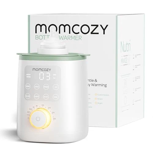 Flaskevarmer 9-i-1 Med Nattlys Og Presis Temperaturkontroll Momcozy Nutri