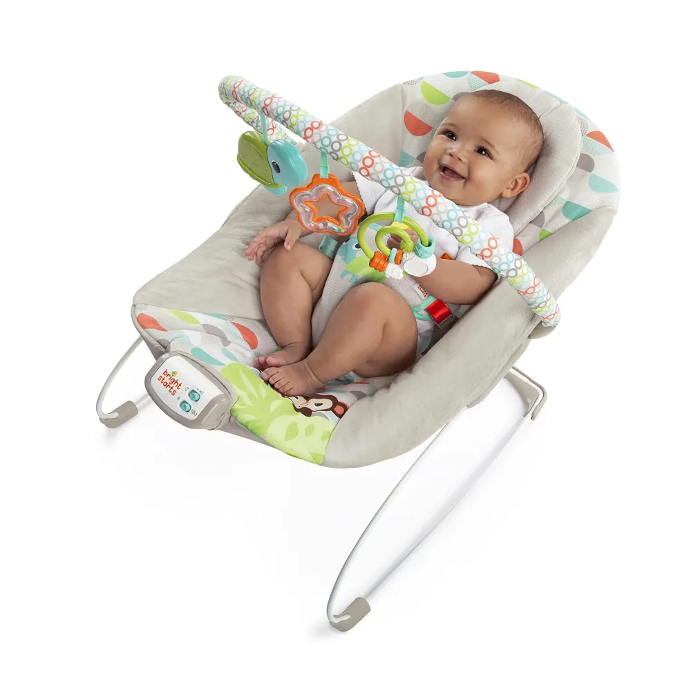 Baby Rocker Med Vibrasjon Og Melodier 53,34x48,26x42,24cm Bright Starts 11508