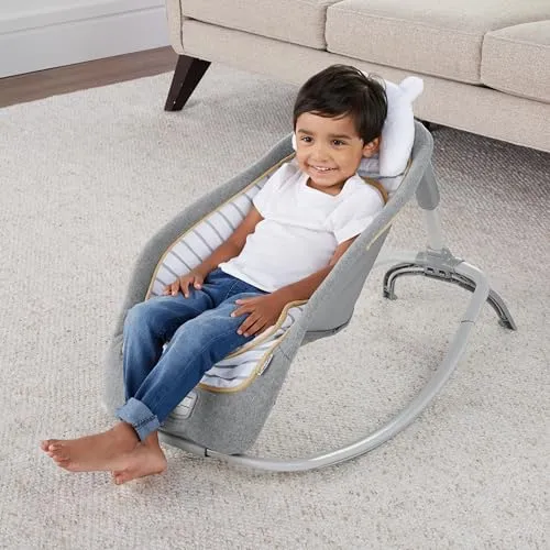 Baby Rocker med vibrasjon, musikk og 3 posisjoner Ingenuity Bella Teddy 10986-3-W11